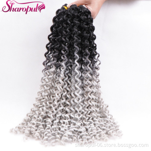 crochet hair water wave curly synthetic hair braids bulk supplier afro kinky hair bulk